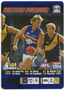 2004 Teamcoach Blue Prize (150) Luke DARCY Western Bulldogs - Picture 1 of 1