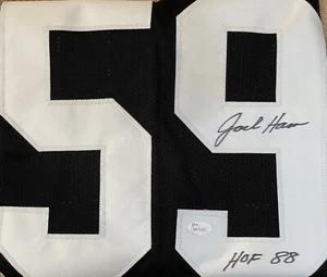 Jack Ham HOF 88 Autographed Signed Pittsburgh Steelers #59 Jersey JSA - Picture 1 of 7