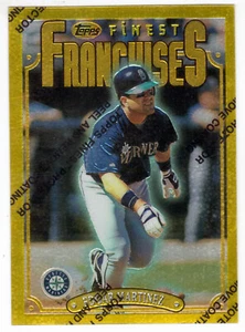 1996 TOPPS FINEST #335 EDGAR MARTINEZ GOLD RARE - Picture 1 of 1