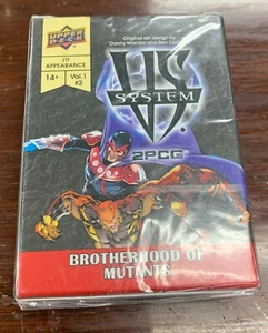 2018 Upper Deck MARVEL vs SYSTEM 2PCG Brotherhood of Mutants Starter Deck Sealed - Picture 1 of 2