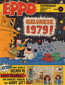 STRIPWEEKBLAD EPPO 1978 nr. 52 - MINI-BOEKJE HOEMPA PA/FRANKA/AGENT 327/STORM