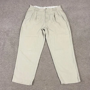 Tommy Bahama 100% Seide Bundfaltenhose Herren Größe 38 Relax Beige Hose - Bild 1 von 7