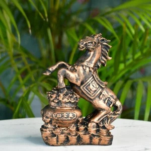 Sowpeace Premium Resin Horse Coin Holder – 8.5cm Table Décor, Brown (1 Pc) - Picture 1 of 7