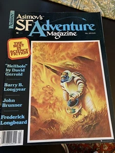 ASIMOV'S SF ADVENTURE MAGAZINE #4 David Gerrold, Barry Longyear, John Brunner - Picture 1 of 3