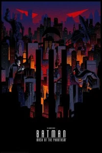 Batman vs. Mask of The Phantasm Foil Variant Screen Raid71 Mondo - Bild 1 von 1
