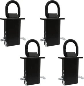 4PCS 16200lbs Trailer Stake Pocket D Ring Tie Downs Fit for Flated Trucks and... - Picture 1 of 7