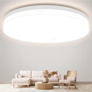 LED Decken Lampe 24W Rund Wand Flur Küchen Wohn Zimmer Bad IP44 Leuchte - Bild 1 von 12