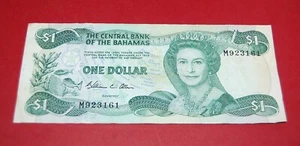 Bahamas $1 One Dollar 1974 The Central Bank of the Bahamas - My Note #4 - Picture 1 of 2