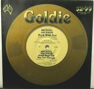 MICHAEL JACKSON Rock With You / Dont Stop 45 RARE CBS AUSTRALIAN PRESSING NM! - Picture 1 of 2