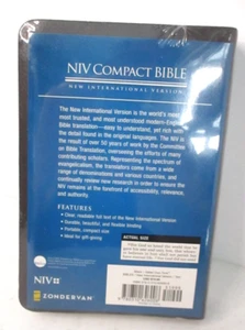 Zondervan NIV Compact Bible Black Italian Duo-Tone - Bild 1 von 6