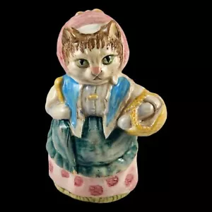 Beatrix Potter Figurine England Cousin Ribby Cat Peter Rabbit F. Warne & Co 3.5" - Picture 1 of 6