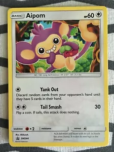 Pokemon TCG Aipom Black Star Promo Near Mint SM244 - Picture 1 of 2