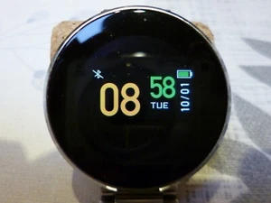 Montre connectée SmartWatch avec très beau bracelet en métal brossé App FunDo - Photo 1/14