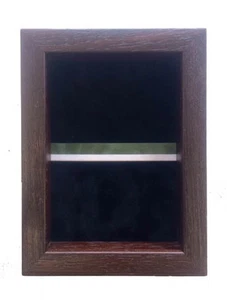 South Wales Borderers Medaillenetui für 1 Medaillen. Schwarzer Rahmen - Bild 1 von 4