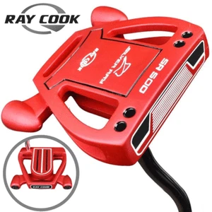 RAY COOK SR-500 SPIDER PUTTER 34" +HEADCOVER & MIDSIZE GRIP / LTD EDITION RED - Picture 1 of 5