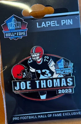 Joe Thomas,Pro Football Hall of Fame Induction 2023 Pin,  Cleveland Browns, NFL - Image 1 of 2