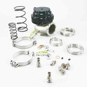 For Tial MVR 44mm External Wastegate V-Band Flanges Kit 14PSI Springs Black - Bild 1 von 1
