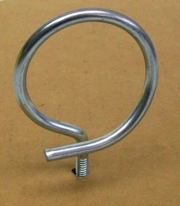 PACK OF 2 NEW 2" ID STEEL ZINC PLATED BRIDLE RING 1/4-20 THREAD FREE SHIPPING CT - Picture 1 of 8