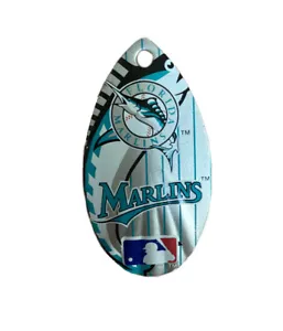 MLB Miami Marlins Striped Vintage Multi Purpose Teardrop Spinner Size Regular - Picture 1 of 1