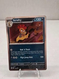 Scrafty SVP 188 Black Star Cosmo Promo Holo SV: Scarlet & Violet Pokémon NM - Picture 1 of 3