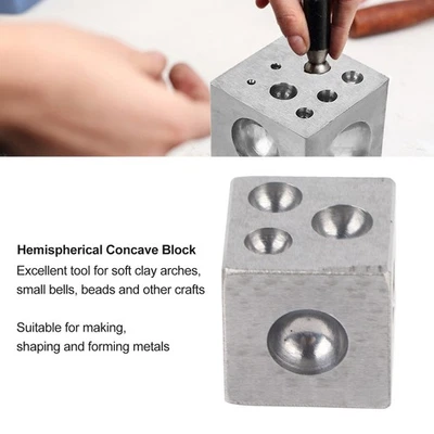 Square Dapping Block Professional Jeweler Metal Forming Shaping Tool For Jewelry - Image 1 of 4