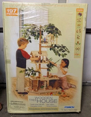 BATTAT Wooden Tree House HTF NIB! Treehouse and Accessories - Never Opened! - Image 1 of 4