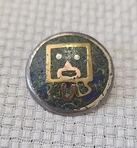 Taxco Spilla Spilla Ciondolo Messico Argento Sterling Ottone Rame Metalli Casados - Foto 1 di 3