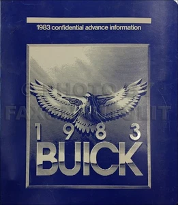 Buick 1983 información anticipada confidencial distribuidor opciones álbum colores telas - Imagen 1 de 2