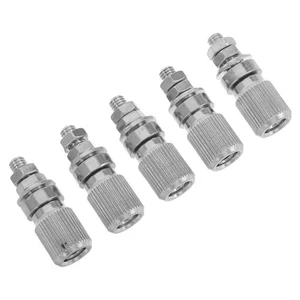  5 Stück Metall Erdungspfosten Polklemmen Banane Lautsprecher Steckverbinder Stecker - Bild 1 von 12