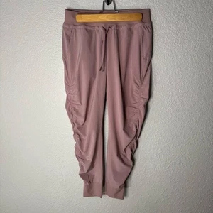 Athleta Attitude Pant Sugarplum Mauve Jogger Mid Rise Pockets Size 2P Gym Lounge - Bild 1 von 8