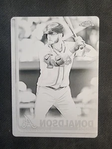 Placa de impresión negra Topps Chrome Josh Donaldson 2019 1/1 - Imagen 1 de 2