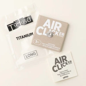 Tahusa Air Clicker Soft Release Button Titanium Long Camera Accessory Used - Picture 1 of 6