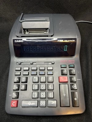 Casio DR-270TM Heavy Duty Clock & Calendar Printing For Parts or Repair **Read** - Image 1 of 4