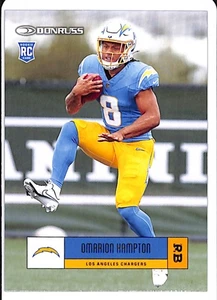 Omarion Hampton (RC) ⚡ 2025 Donruss Rookie #R05-OMH – Chargers RB - Picture 1 of 2