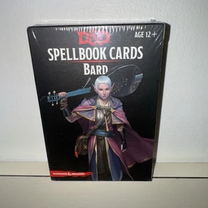 D&D Spellbook Cards Set BARD 2018 Hasbro NEW SEALED - Picture 1 of 3