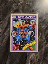 1990 Impel Marvel Universe Series 1 Super Villains Card #79 Thanos