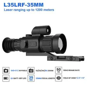 1200 Yards Thermal Imaging Rifle Scope 640x512 LRF Thermal Monocular for Hunting - Picture 1 of 25