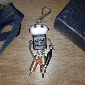 Prada Robot Edward Charm key ring chain Free Shipping From Japan DHL FedEx - Picture 1 of 7