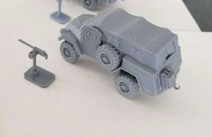 54mm/1:32nd scale WW2 FDM British C15TA Armoured Truck - Foto 1 di 1