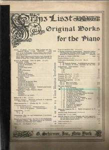Rapsodia húngara Franz Liszt 2º movimiento Partituras de piano teleky Count Ladislas - Imagen 1 de 1