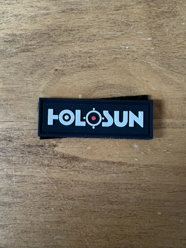 Holosun Optics Tactical Morale Logo Patch Outdoor Shot Show 2024 Approx 3”