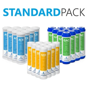 5 Year Reverse Osmosis System Prefilter Set – 30 Filters – Sediment and Carbon - Picture 1 of 5