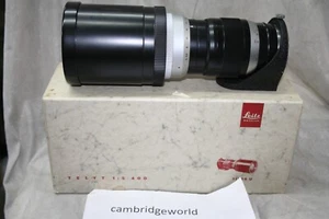 Leica 400mm F5.0 Telyt 11766 U LEITZ WETZLAR TELEPHOTO in the LEICA FACTORY BOX - Picture 1 of 4