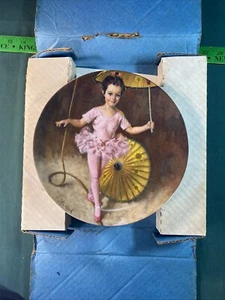 VTG 1982 Collector plate Katie the tightrope walker John McClelland Fine China - Picture 1 of 12