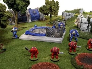 Sci-Fi Launch Pad Terrain Grimdark Tabletop Scenery - Picture 1 of 5