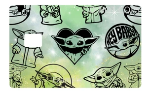 Baby Yoda Debit / Credit Card Skin Sticker Decal - Picture 1 of 1