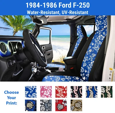 Fundas de asiento hawaianas para Ford F-250 1984-1986 Foto 1 de 4