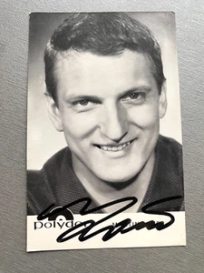 Tarjeta de autógrafo firmada Martin Lauer (†2019) campeón olímpico 1960 LA 4x100m 9x14 - Imagen 1 de 1