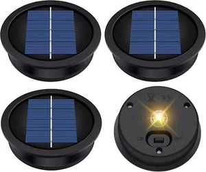 4 Pack Solar Light Replacement Top, Replacement Solar Light Parts for Lantern - Picture 1 of 14