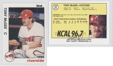 1990 Best Riverside Red Wave Tony McGee #16